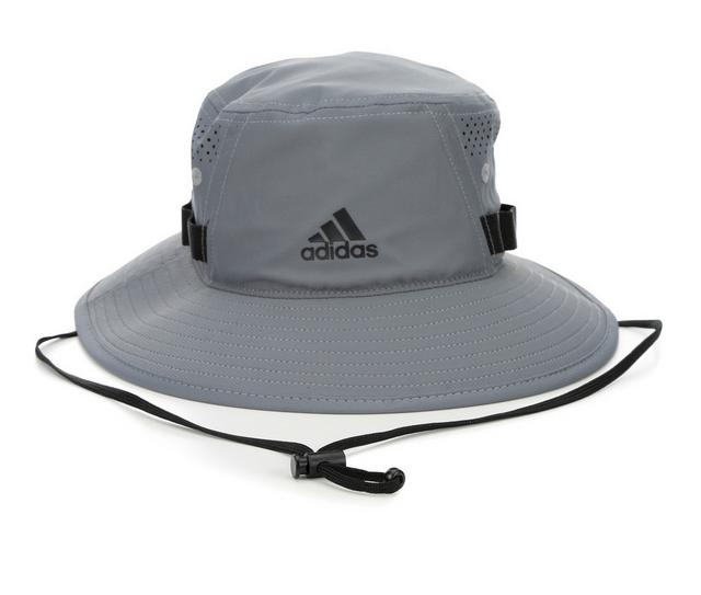 Adidas Men's Victory IV Bucket Hat in M Grey/Blk L/XL color
