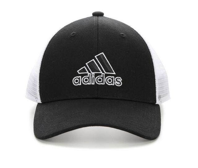 Adidas Men's Structured Mesh Snapback Cap in Black/White color