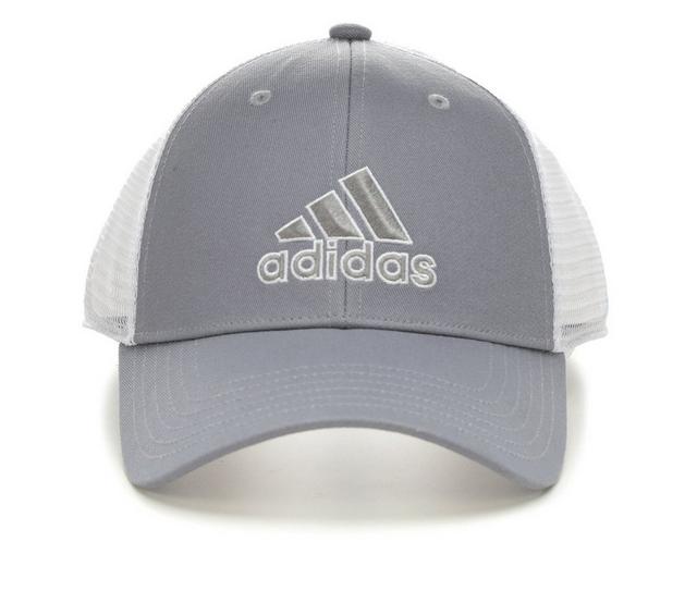 Adidas Men's Structured Mesh Snapback Cap in Grey/White color