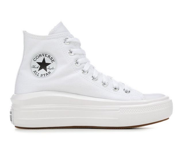 Women's Converse Chuck Taylor All Star Move Lift Hi Platform Sneakers in White/Black color