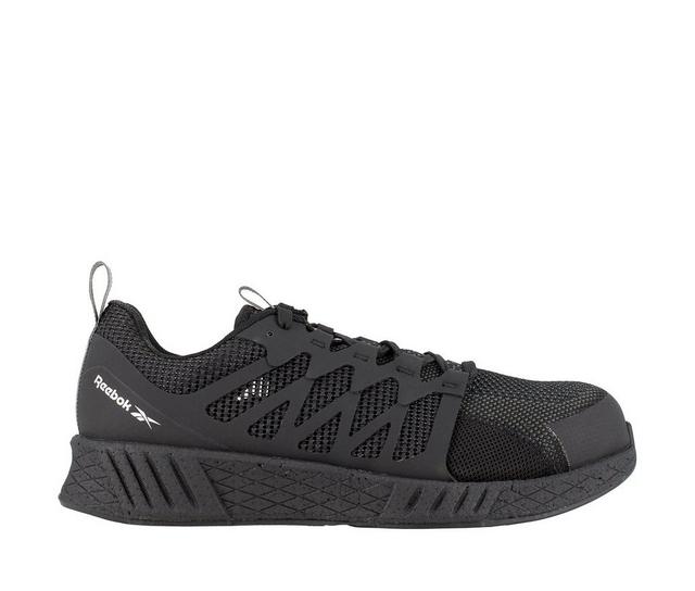 Men's REEBOK WORK Women's Fusion Flexweave RB317 Work Shoes in Black color