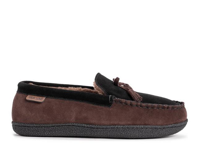 Leather Goods by MUK LUKS Talan Slippers in Dark Mahogany color