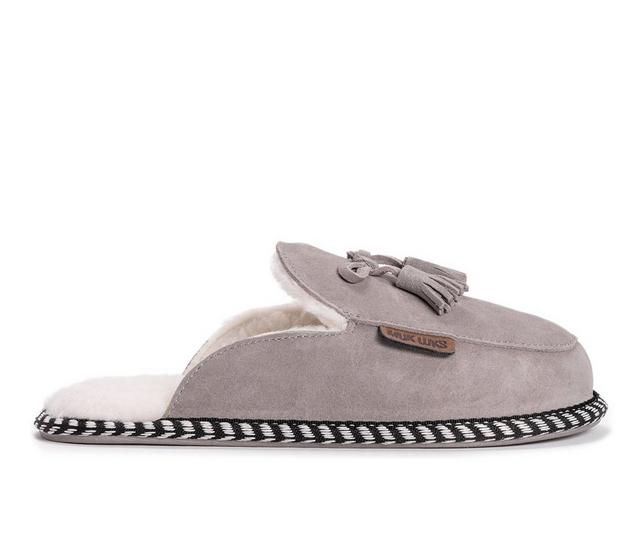 Leather Goods by MUK LUKS Women's Cosette Mule Slippers in Driftwood color