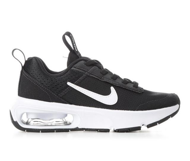Kids' Nike Little Kid Air Max Intrlk Running Shoes in Black/White color