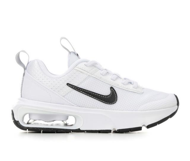Kids' Nike Little Kid Air Max Intrlk Running Shoes in White/Black/Gry color