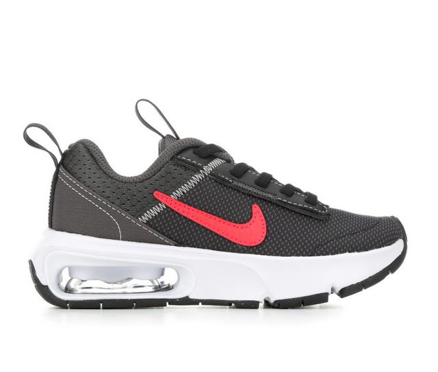 Kids' Nike Little Kid Air Max Intrlk Running Shoes in Ash/Red/Blk/Slv color