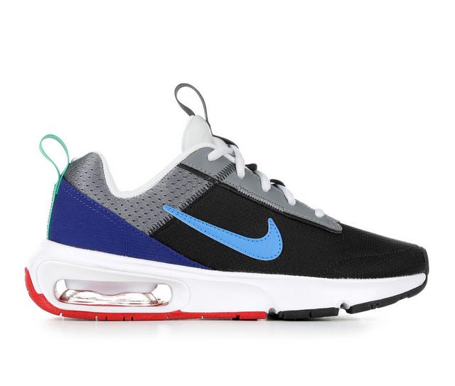 Kids' Nike Big Kid Air Max INTRLK Running Shoes in Black/Blue/Grey color