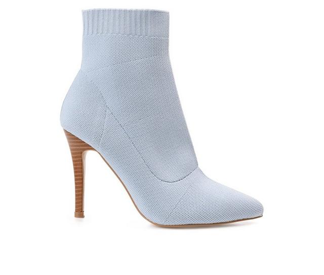 Women's Journee Collection Milyna Booties in Blue color