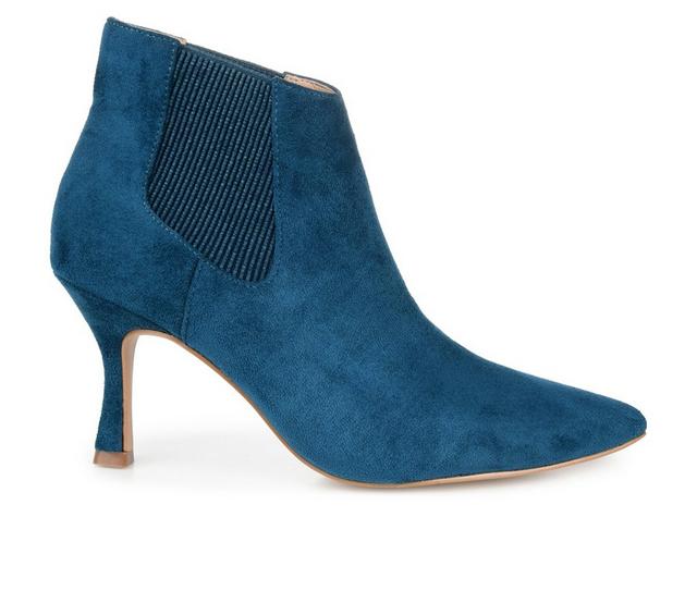 Women's Journee Collection Elitta Booties in Blue color