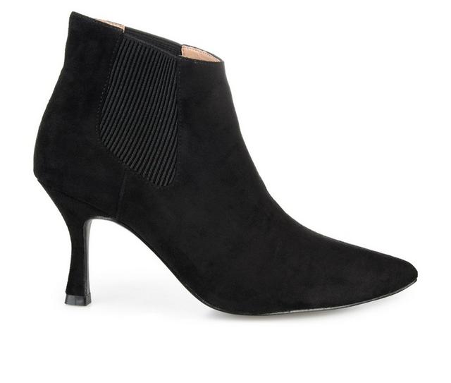 Women's Journee Collection Elitta Booties in Black color