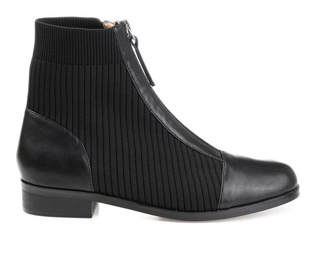Women's Journee Collection Bexlie Booties in Black color