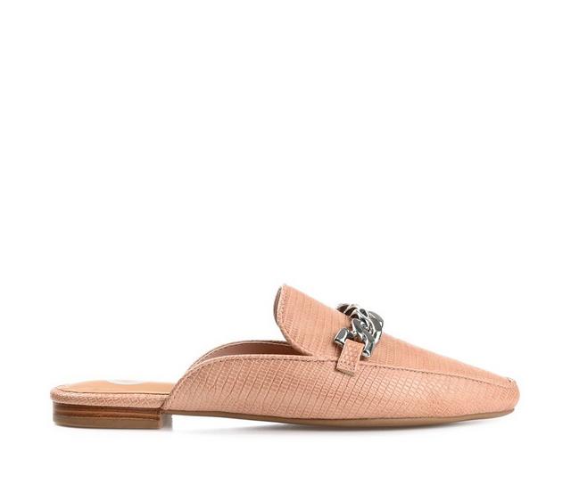 Women's Journee Collection Hazina Mules in Blush color