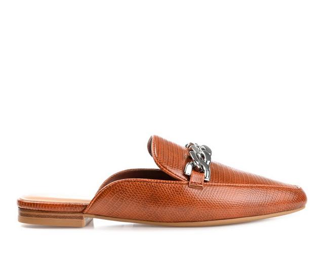 Women's Journee Collection Hazina Mules in Tan color