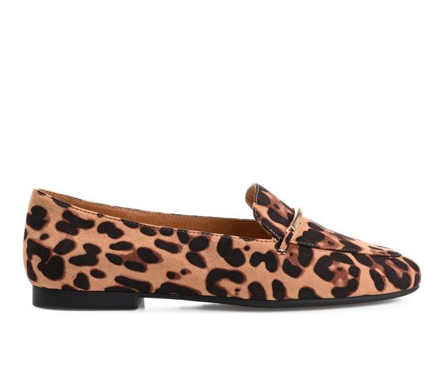 Women's Journee Collection Wrenn Loafers in Leopard color