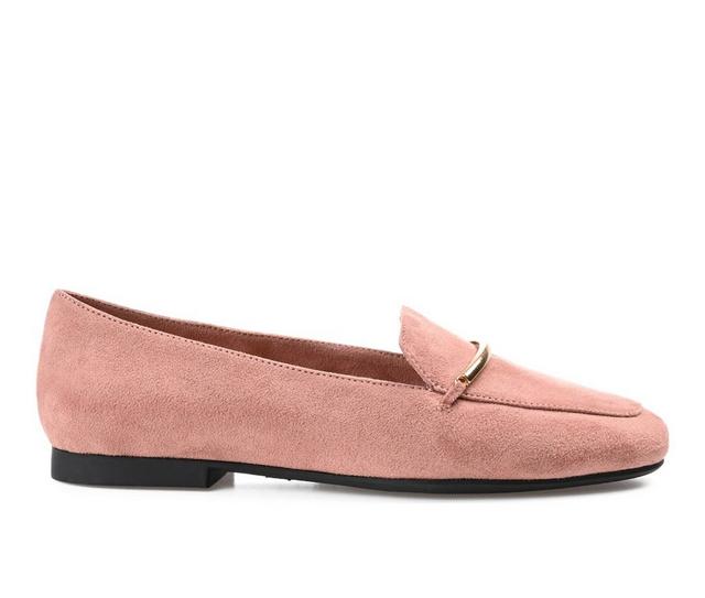 Women's Journee Collection Wrenn Loafers in Rose color
