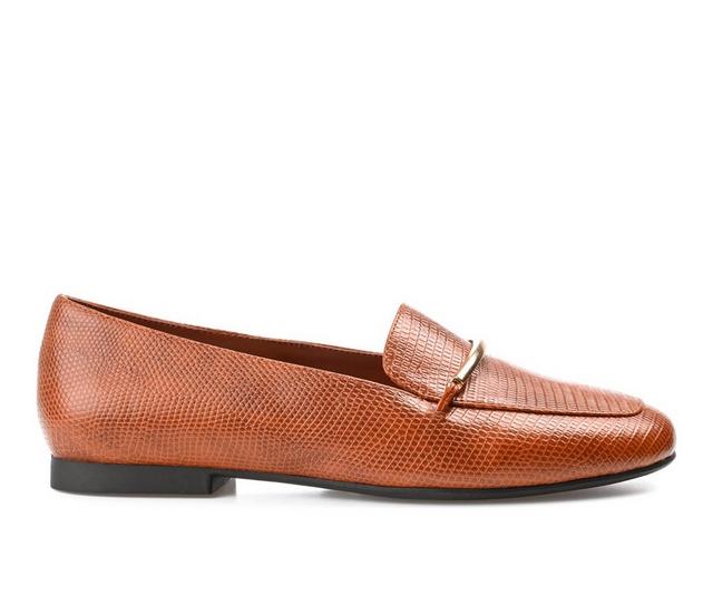 Women's Journee Collection Wrenn Loafers in Tan color