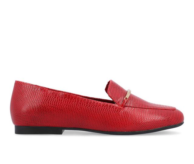 Women's Journee Collection Wrenn Loafers in Red color