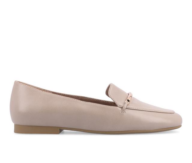 Women's Journee Collection Wrenn Loafers in Taupe color