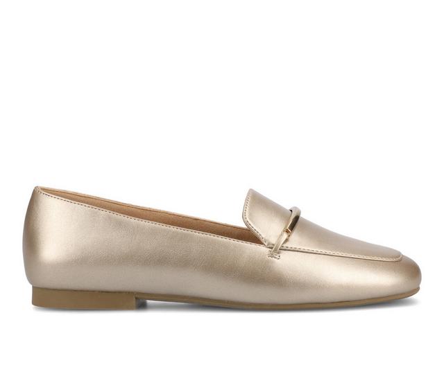 Women's Journee Collection Wrenn Loafers in Champagne color