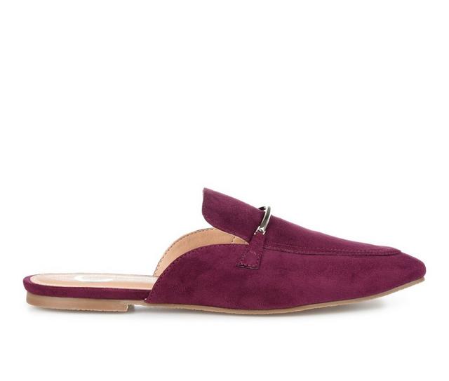 Women's Journee Collection Ameena Mules in Purple color