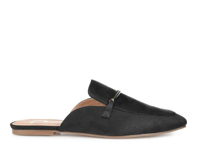 Women's Journee Collection Ameena Mules in Black color