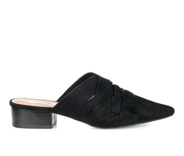 Women's Journee Collection Kalida Mules in Black color