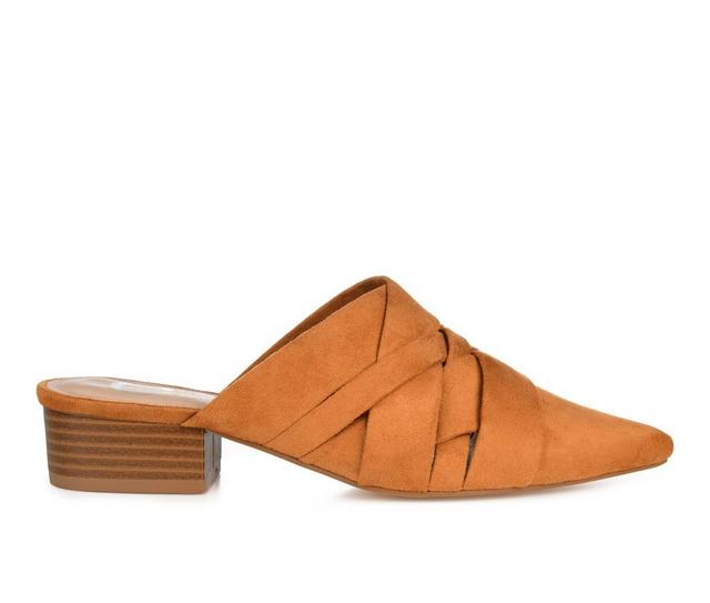 Women's Journee Collection Kalida Mules in Tan color