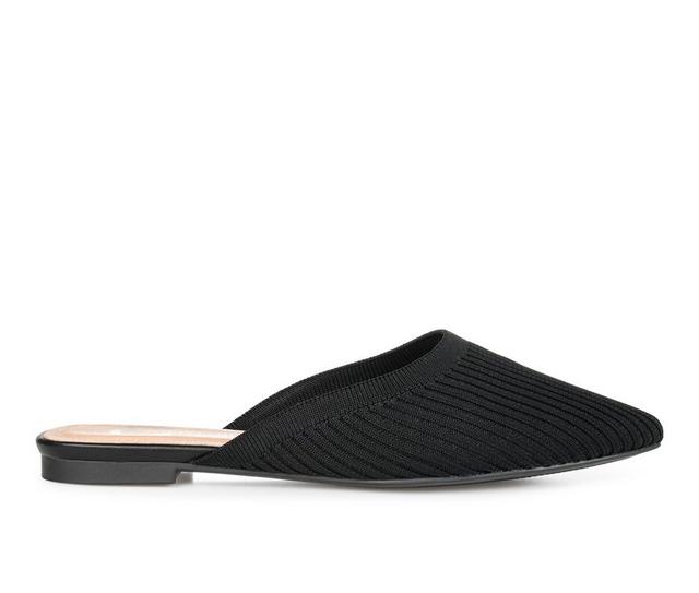 Women's Journee Collection Aniee Mules in Black color
