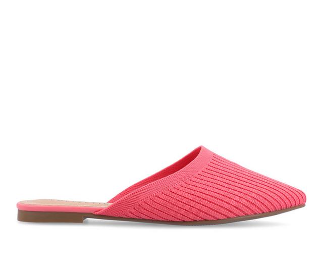 Women's Journee Collection Aniee Mules in Pink color
