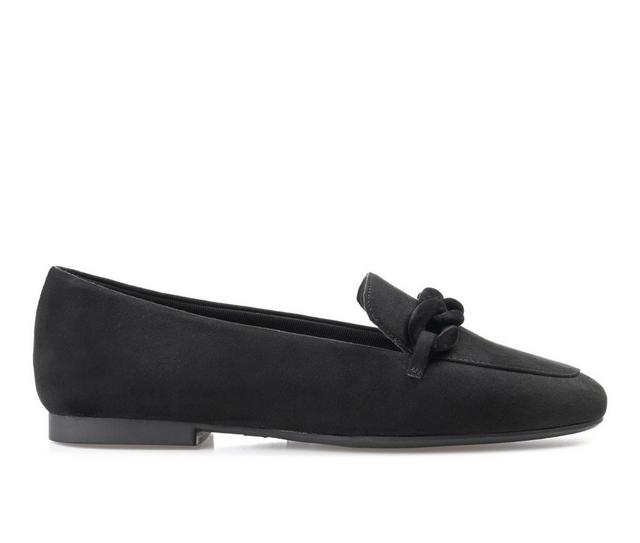 Women's Journee Collection Cordell Loafers in Black color