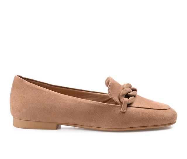 Women's Journee Collection Cordell Loafers in Taupe color