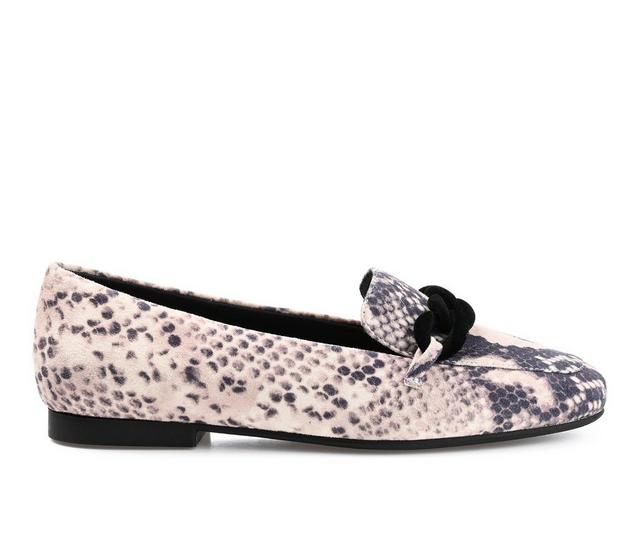 Women's Journee Collection Cordell Loafers in Snake color