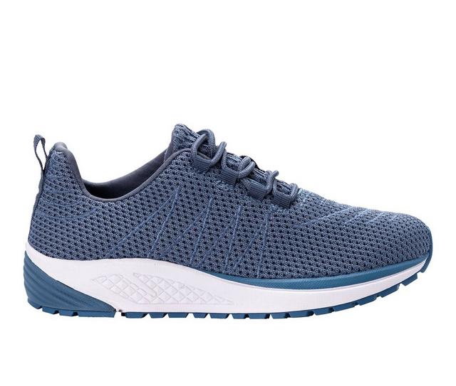 Women's Propet Tour Knit Sneakers in Denim color