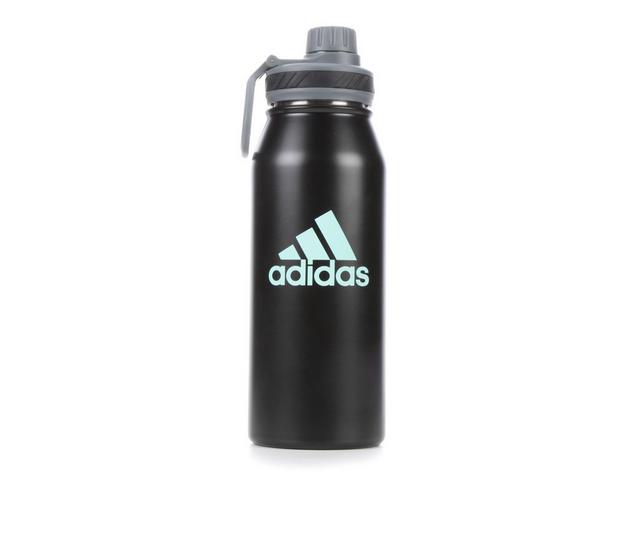 Adidas Steel 1 Liter Metal Water Bottle in Blk/Neon Lights color