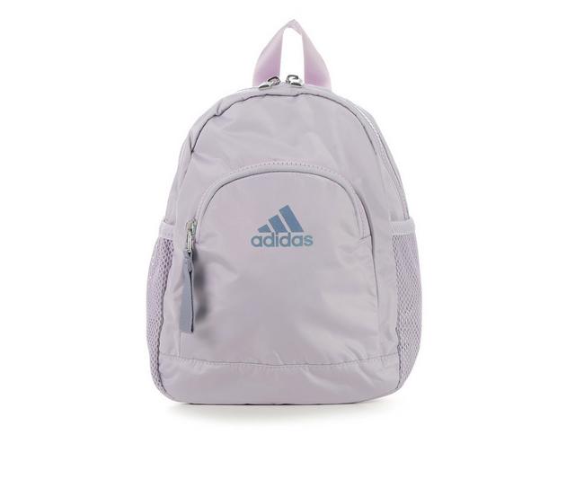 Adidas Linear III Mini Backpack in Silver Gry/Purp color
