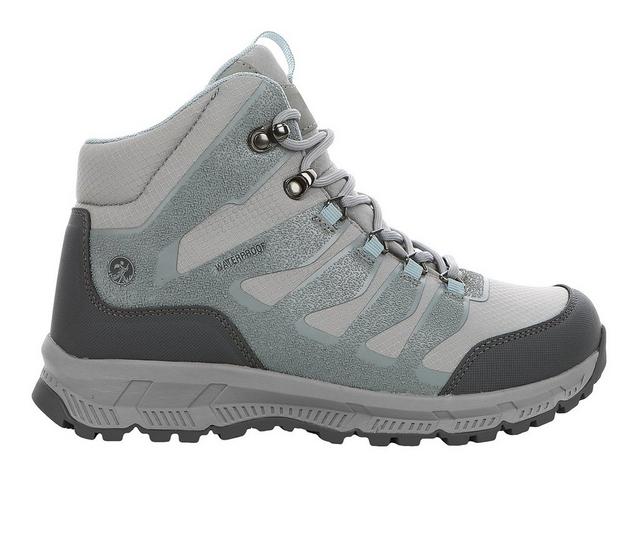 Women's Northside Hargrove Mid Winter Boots in Gray/Aqua color