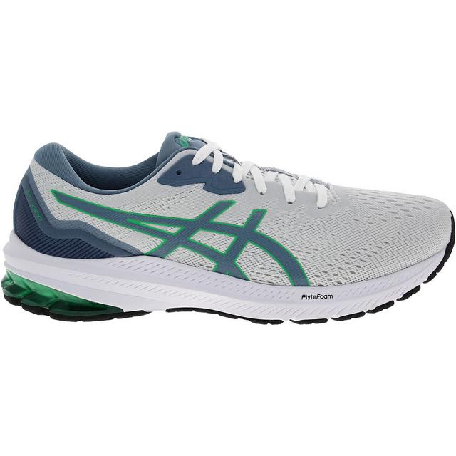 Men's ASICS GT 1000 11 Running Shoes in White/Silver color