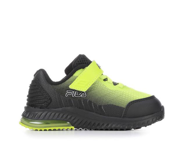 Boys' Fila Toddler Acumen Viz Running Shoes in Yellow/Blk/Mtlc color