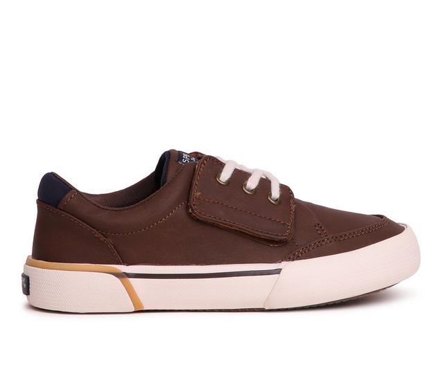 Boys' Sperry Toddler Harbor Tide Jr Casual Shoes in BROWN-2 color