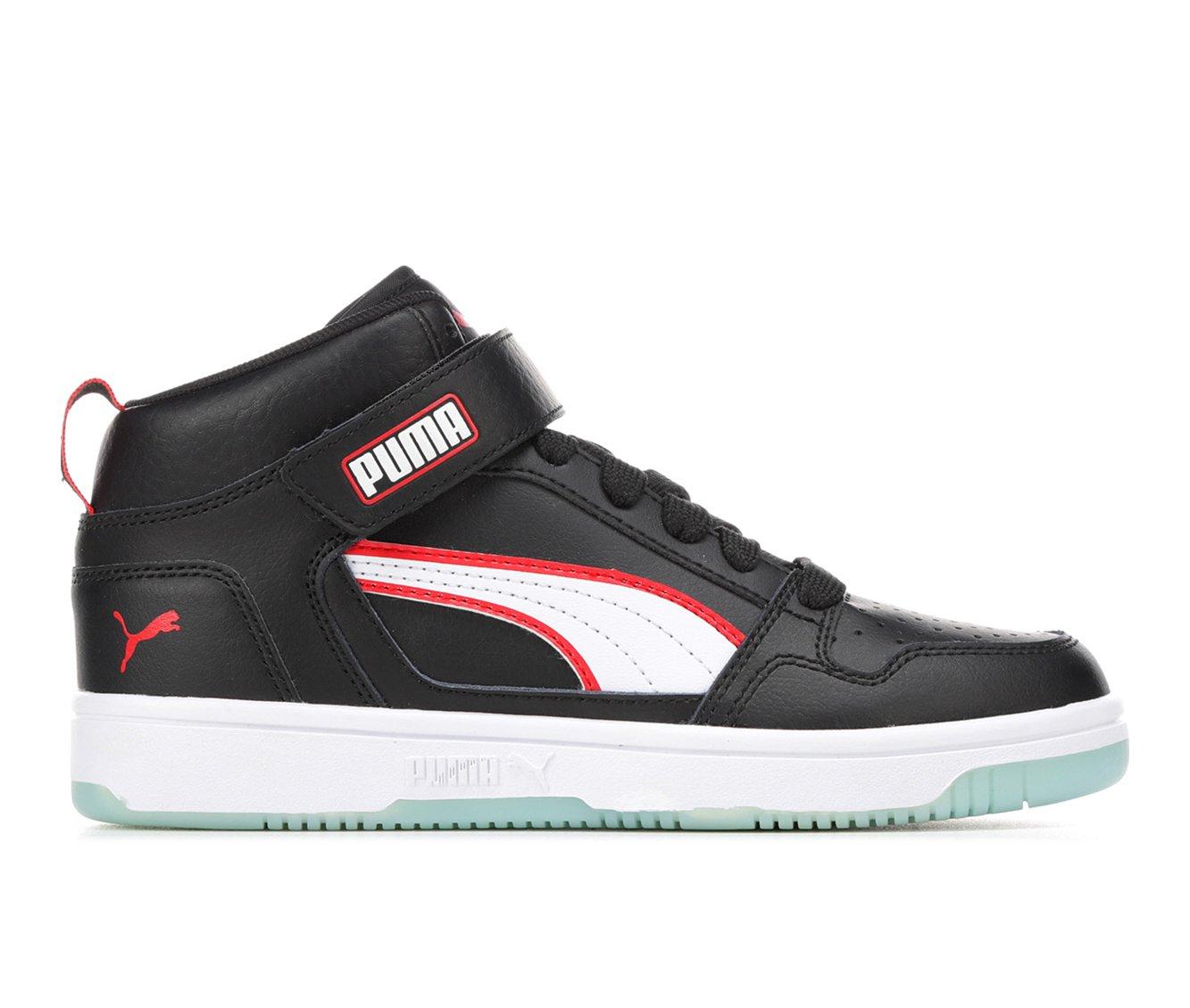 Boys' Puma Big Kid Rebound Strap Mid Sneakers