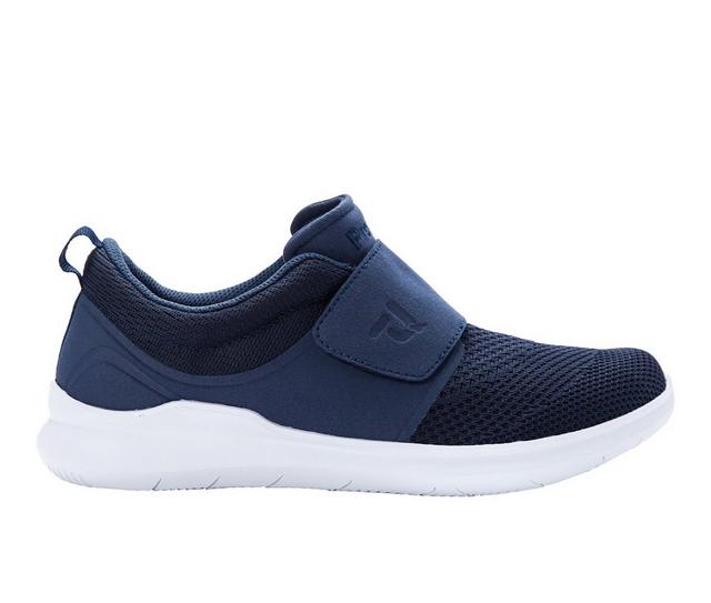 Men's Propet Viator Strap Sneakers in Navy color