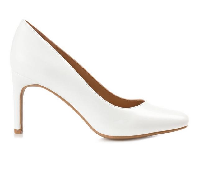 Women's Journee Collection Monalee Pumps in White color