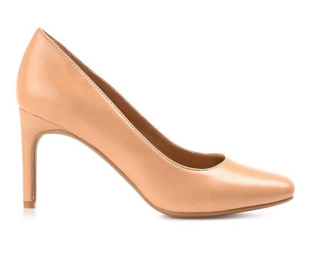 Women's Journee Collection Monalee Pumps in Tan color