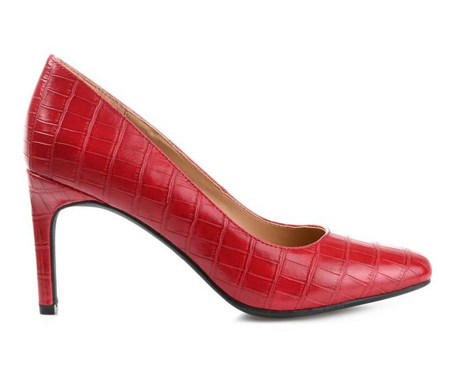 Women's Journee Collection Monalee Pumps in Red color