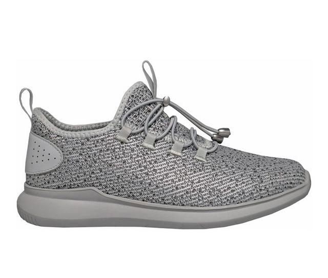 Women's Propet TravelBound Slip-On Sneakers in Metalic Silver color