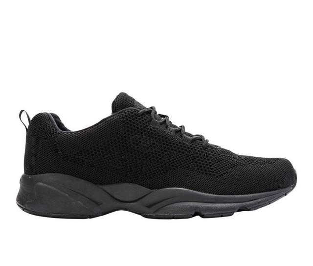 Men's Propet Stability Fly Sneakers in Black color