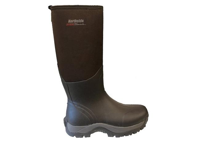 Men's Northside Glacier Drift Waterproof Boots in Dark Brown color