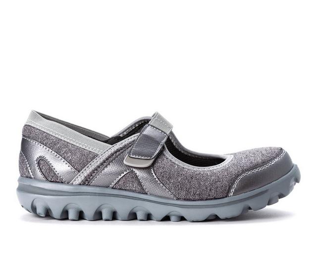 Women's Propet Onalee Sneakers in Grey/Silver color