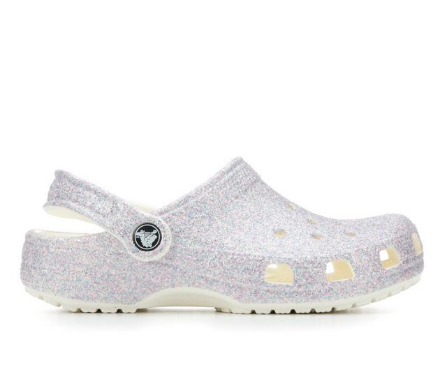 Girls' Crocs Little Kid & Big Kid Classic Glitter 2 Clogs in Mystic color