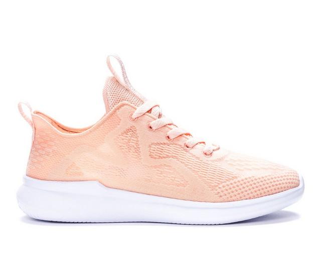 Women's Propet TravelBound Spright Sneakers in Peach Mousee color